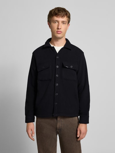 Blend Regular fit vrijetijdsoverhemd met kentkraag, model 'BAKI' Zwart - 4