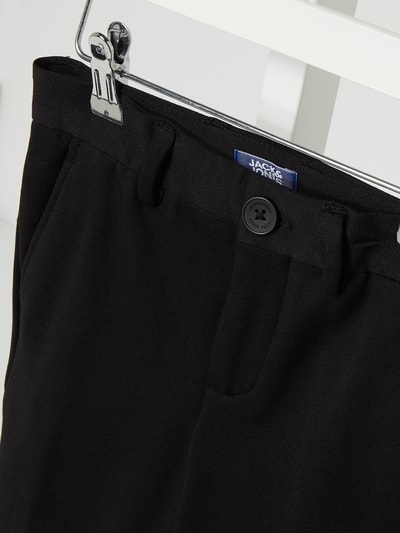 Jack & Jones Slim Fit Chino aus Jersey Modell 'Marco' Schwarz 2