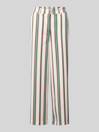 ICHI Hose im Allover-Look Modell 'KATE PRINT' Beige 2
