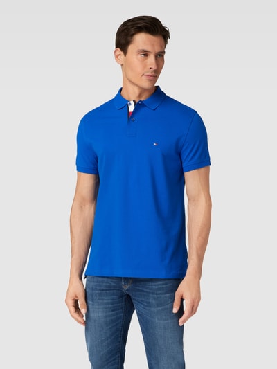 Tommy Hilfiger Poloshirt mit Label-Detail Royalblau 4