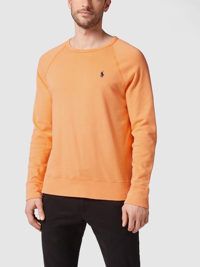 Polo Ralph Lauren Sweatshirt mit Label-Stitching Orange 4