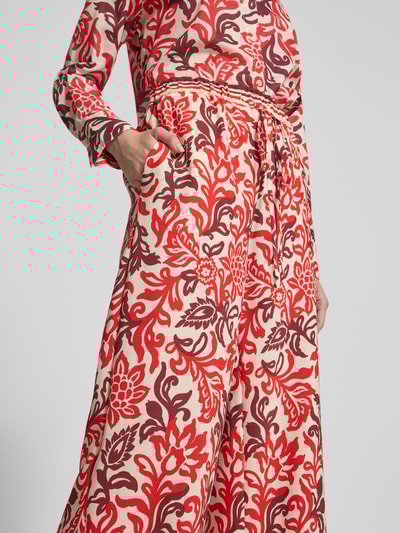 Mango Stoffhose aus Viskose-Mix mit elastischem Bund Modell 'JULIA' Rot 3