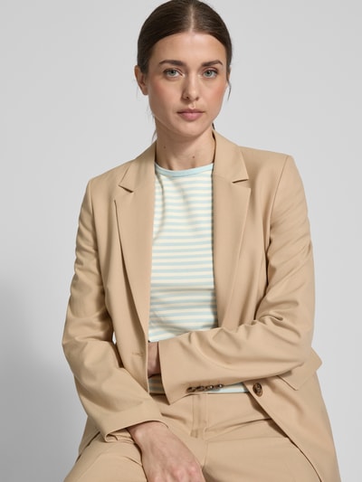 Lauren Ralph Lauren T-shirt met geribde ronde hals Marineblauw - 3