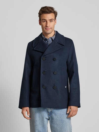 Marc O'Polo Regular Fit Cabanjacke aus italienischem Schurwolle-Mix Marine 4