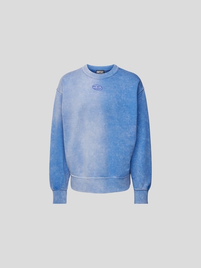 Diesel Oversized Sweatshirt im Batik-Look Bleu Melange 2