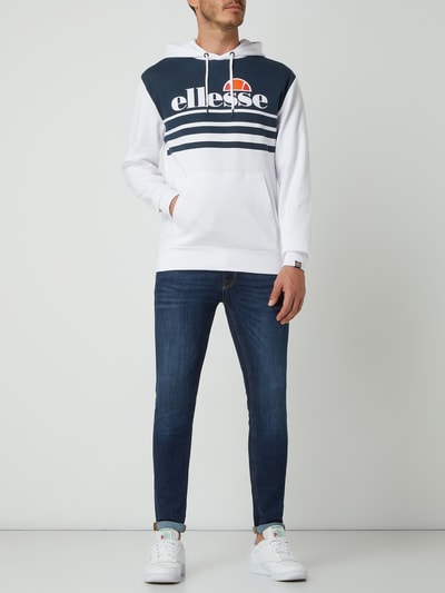 Ellesse Hoodie met logoprint, model 'Rivera' Wit - 1