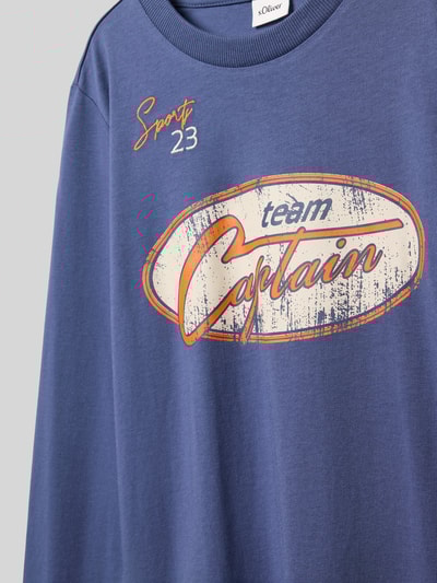 s.Oliver RED LABEL Regular fit shirt met lange mouwen van puur katoen Blauw - 2