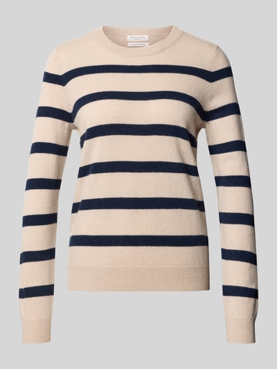 Christian Berg Woman Gebreide pullover van puur kasjmier Beige - 2