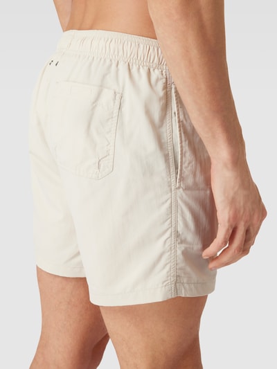 Gant Zwembroek met labelstitching Beige - 3