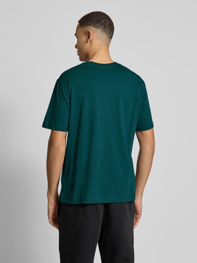 CHAMPION T-Shirt mit Label-Stitching Dunkelgruen 5