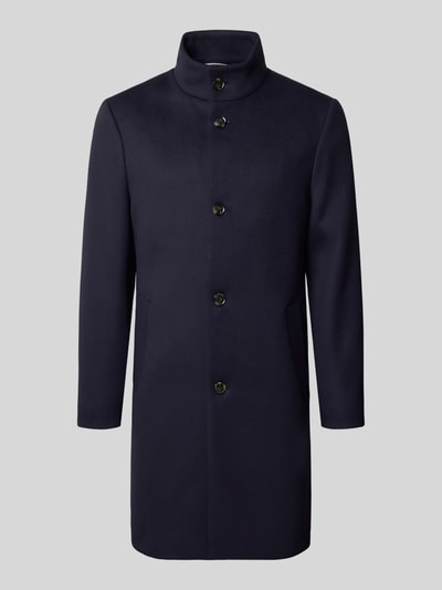 Tommy Hilfiger Regular Fit Mantel aus Woll-Mix Marine 2