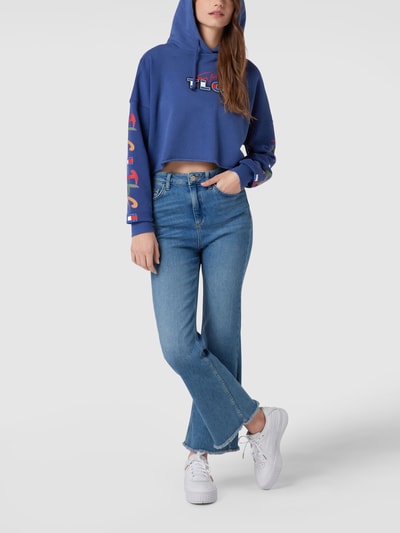Tommy Jeans Sweatshirt mit Kapuze und Prints Blau 1