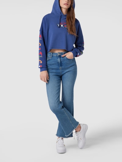 Tommy Jeans Hoodie met capuchon en prints Blauw - 1