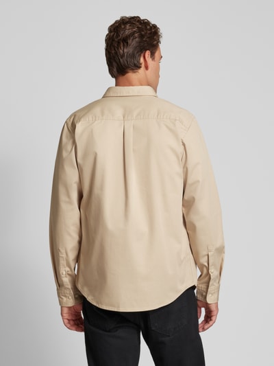 HUGO Regular fit overhemdjack met borstzakken, model 'Egrin' Beige - 5