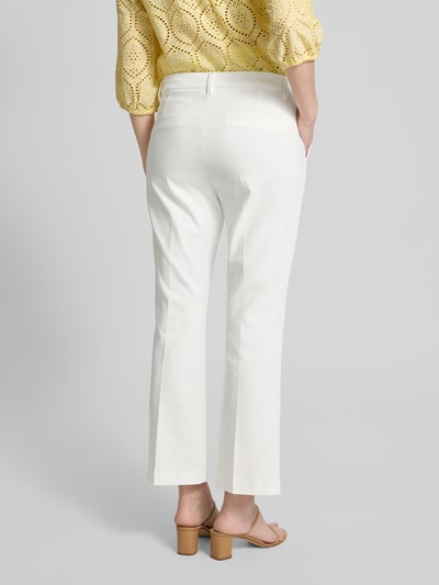 FREE/QUENT Stoffen broek met steekzakken, model 'Isadora' Wit - 5