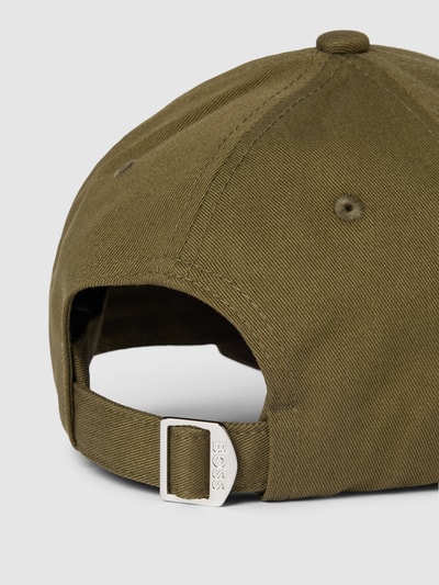 BOSS Basecap mit Label-Stitching Modell 'Zed' Oliv 3