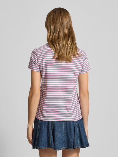 Levi's® t-shirt o kroju regular fit z czystej bawełny Różowy 5