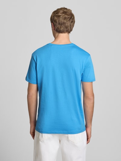 Alpha Industries T-shirt met logo en ronde hals Lichtblauw - 5