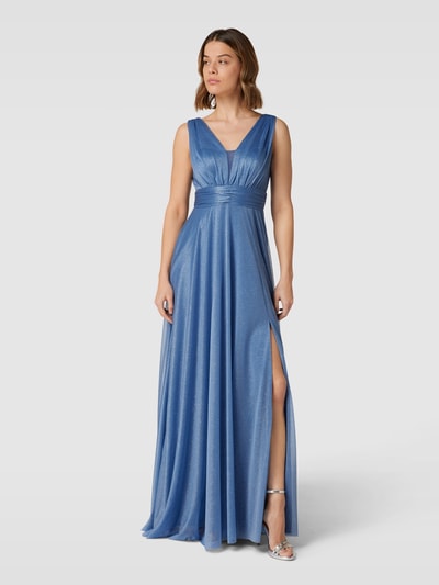 TROYDEN COLLECTION Abendkleid mit Herz-Ausschnitt Hellblau 1