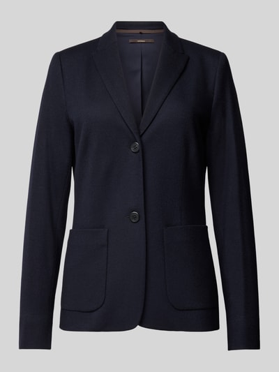 Windsor Blazer met opgestikte zakken Marineblauw - 2