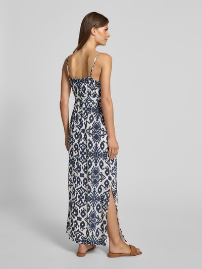 Vero Moda Tailliertes Maxikleid aus reiner Viskose Modell 'EASY JOY' Marine 5