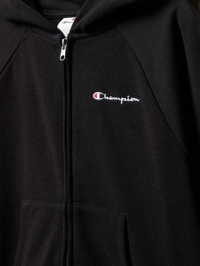 CHAMPION Sweatjacke mit Label-Stitching Black 2
