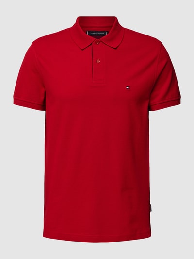 Tommy Hilfiger Poloshirt mit Label-Detail Rot 2