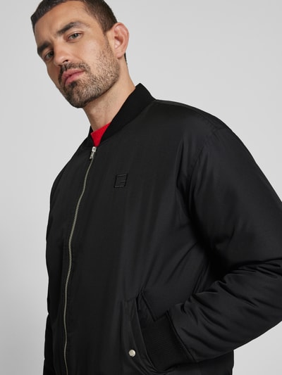 Casual Friday Jacke mit Logo-Stitching Modell 'Cotes' Black 3