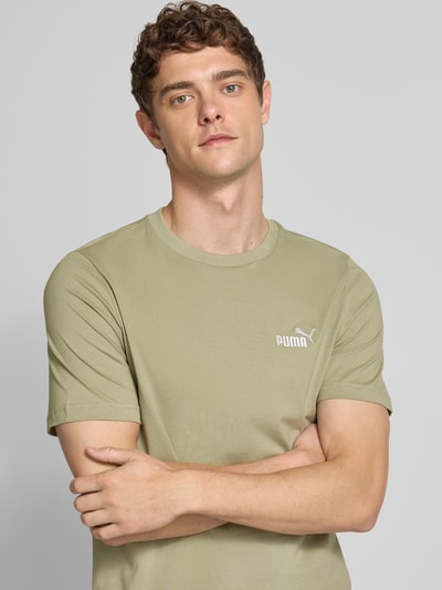 PUMA PERFORMANCE T-shirt met labelstitching Lichtgroen - 3