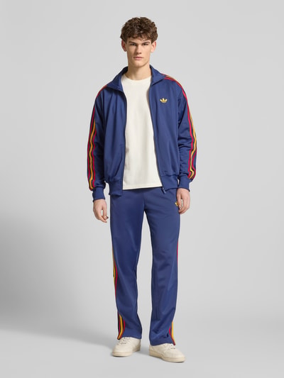 adidas Originals Regular Fit Sweatjacke mit Logo-Stitching Modell 'FIREBIRD TT' Dunkelblau 1