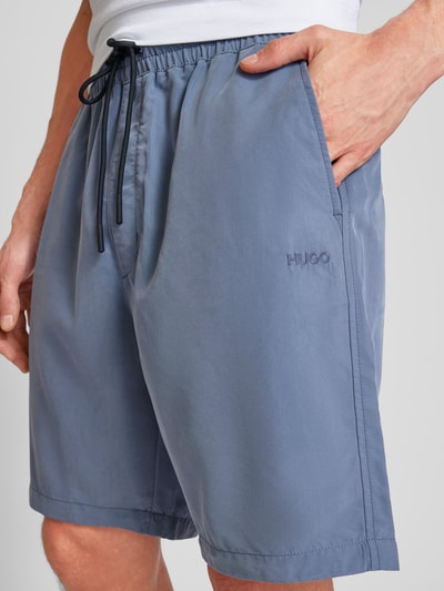 HUGO Shorts mit Eingrifftaschen Modell 'Dan' Rauchblau 3