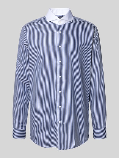 SEIDENSTICKER REGULAR FIT Regular fit vrijetijdsoverhemd met kentkraag, model 'Shark' Marineblauw - 2