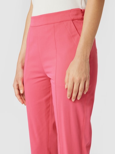 Marc Cain Stoffen broek met siernaden Roze - 3