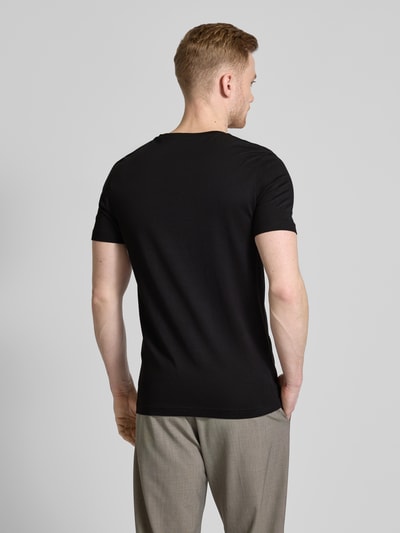 Christian Berg Men T-shirt met V-hals Zwart - 5