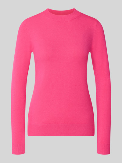 Christian Berg Woman Slim Fit Strickpullover mit elastischen Abschlüssen Fuchsia 2