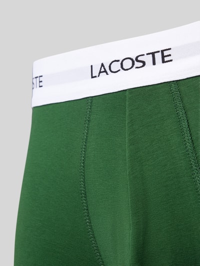 Lacoste Trunks mit elastischem Label-Bund im 3er-Pack Gruen 2