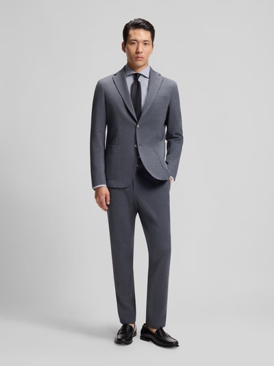 BOSS Regular Fit Businesshemd aus Baumwoll-Mix Marine 1