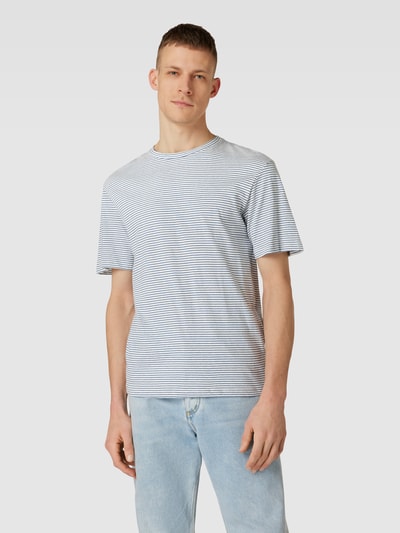 Jack & Jones Premium T-shirt met streepmotief Lichtblauw - 4