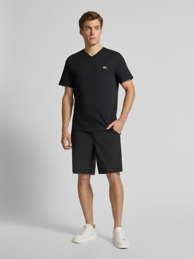 Lacoste Regular Fit T-Shirt aus reiner Baumwolle Black 1