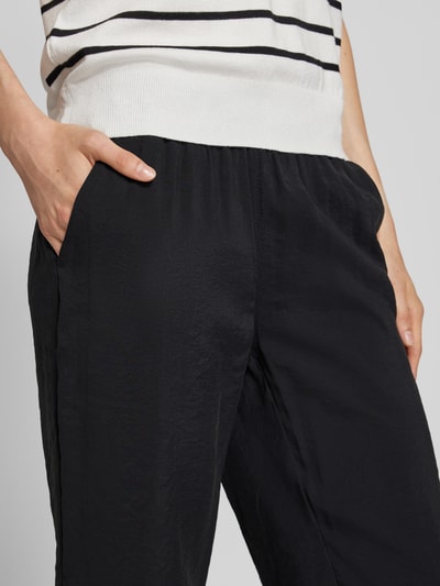 Toni Dress Regular fit broek met elastische band, model 'Summer' Zwart - 3