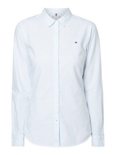 Tommy Hilfiger Regular fit overhemdblouse met geborduurd logo Bleu - 2