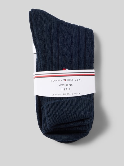 Tommy Hilfiger Socken mit Logo-Detail Dunkelblau 3
