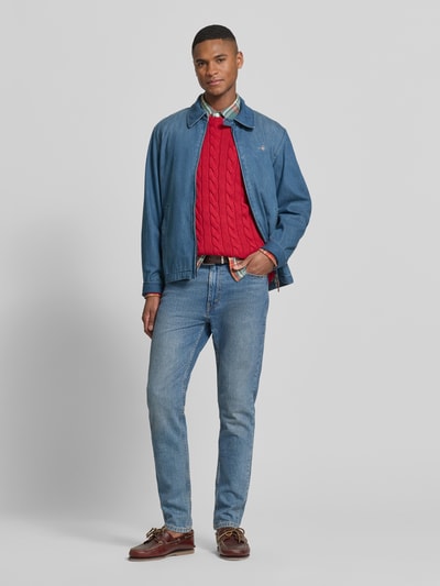 GANT Jacke im Denim-Look mit Zweiwege-Reißverschluss Jeansblau 1