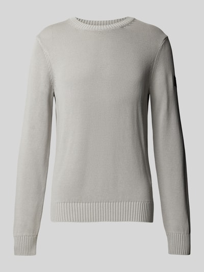 ECOALF Strickpullover mit Leinen-Anteil Modell 'TAIL' Hellgrau 2