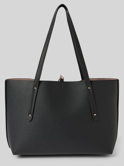 Guess Tote bag met labeldetail, model 'BRENTON' Zwart - 4