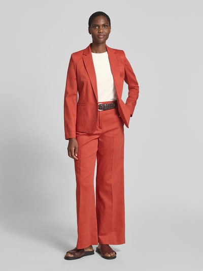 MM Bluzka z długim rękawem o kroju slim fit z mieszanki bawełny model ‘CRIS’ Écru 1