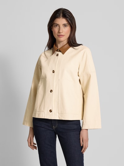 moves Jacke mit überschnittenen Schultern Modell 'Paislee' Offwhite 4