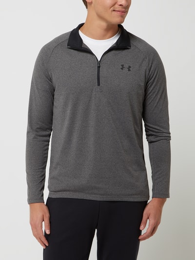 Under Armour Shirt met lange mouwen en opstaande kraag Antraciet - 4