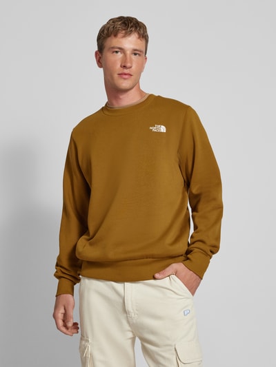 The North Face Sweatshirt mit Label-Print Khaki 4