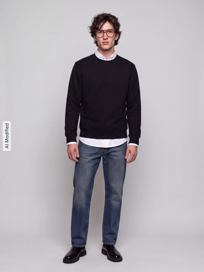 Pepe Jeans Regular Fit Sweatshirt Modell 'Jefferson' Black 1